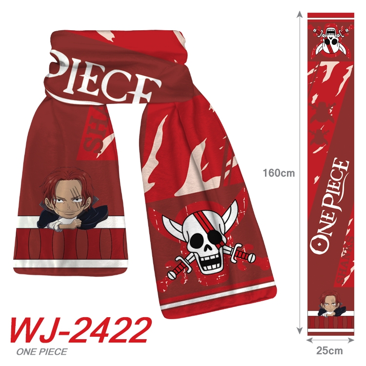 One Piece Anime Plush Impression Scarf Neck 25x160cm WJ-2422