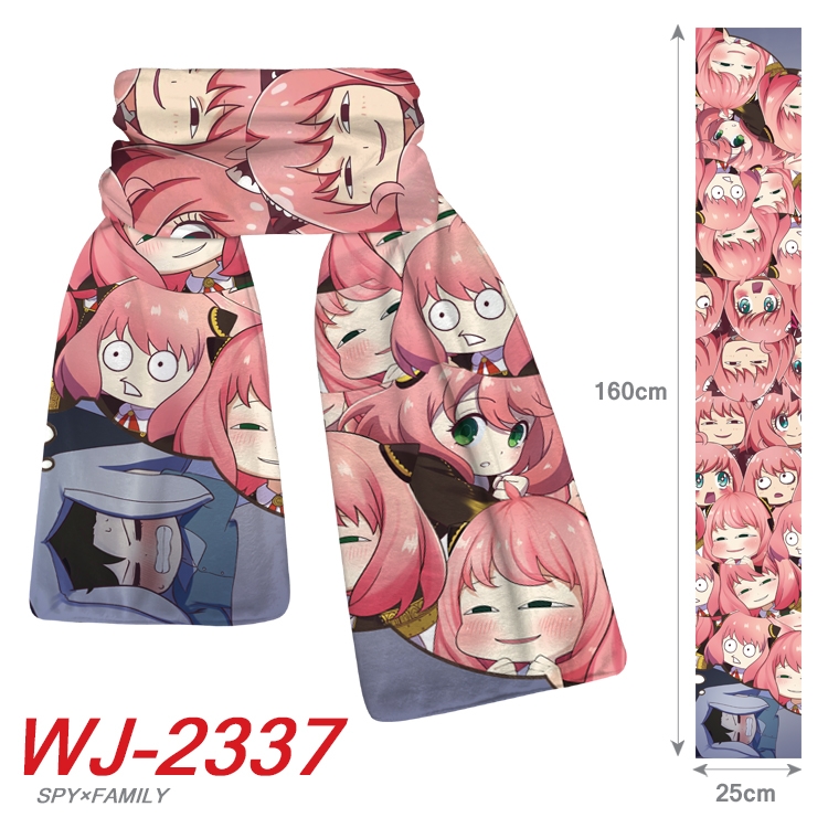 SPY×FAMILY Anime Plush Impression Scarf Neck 25x160cm WJ-2337