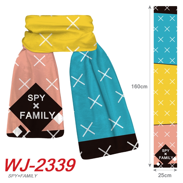 SPY×FAMILY Anime Plush Impression Scarf Neck 25x160cm WJ-2339