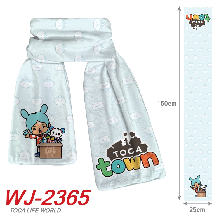 toca life world Anime Plush Impression Scarf Neck 25x160cm WJ-2365