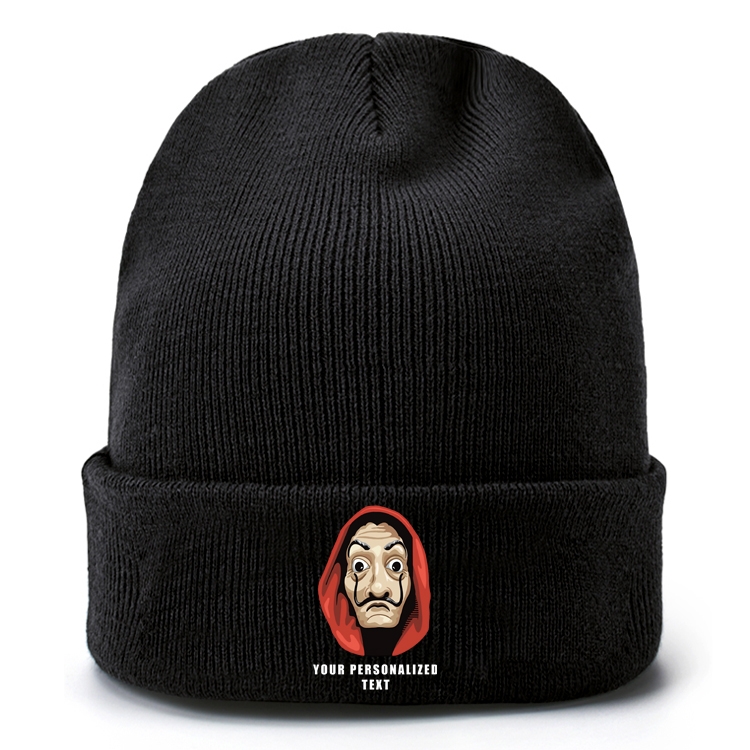 Money Heist Anime knitted hat wool hat head circumference 40-80cm