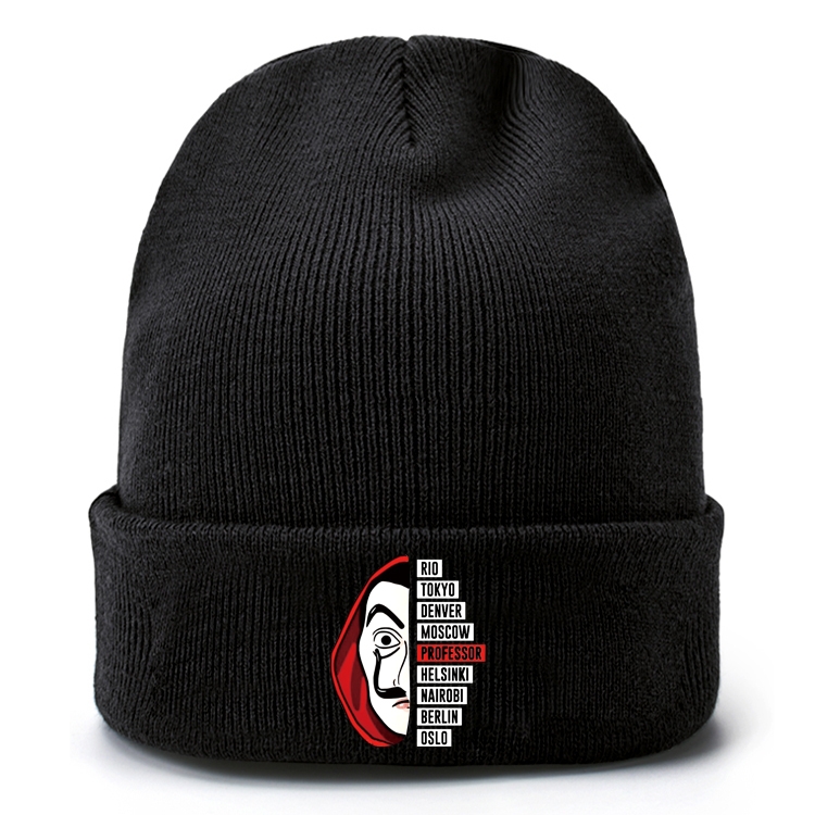 Money Heist Anime knitted hat wool hat head circumference 40-80cm