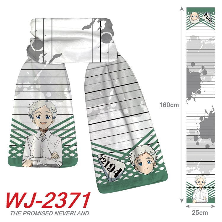 The Promised Neverla Anime Plush Impression Scarf Neck 25x160cm WJ-2371