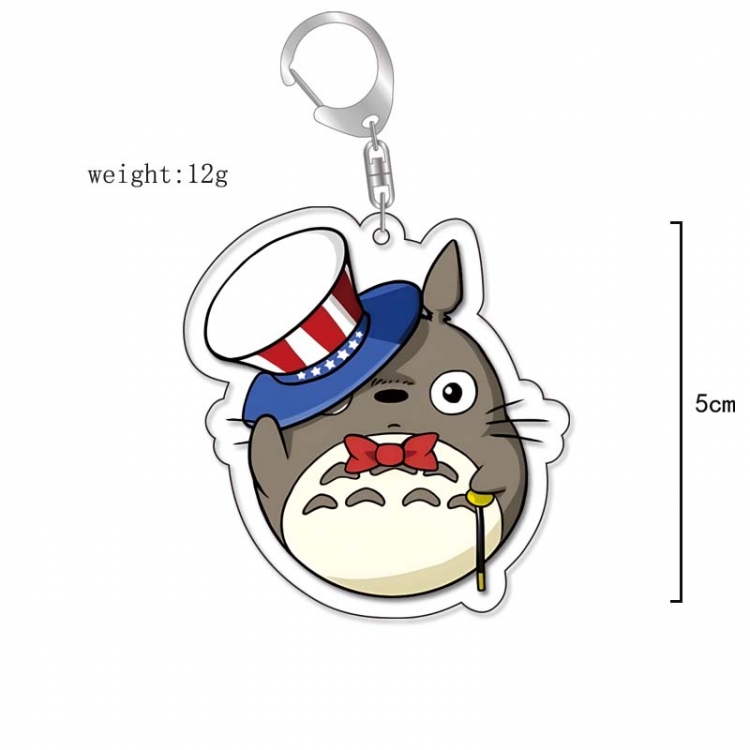 TOTORO Anime Acrylic Keychain Charm price for 5 pcs 13245