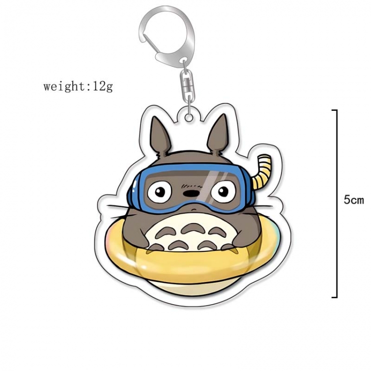 TOTORO Anime Acrylic Keychain Charm price for 5 pcs 13247