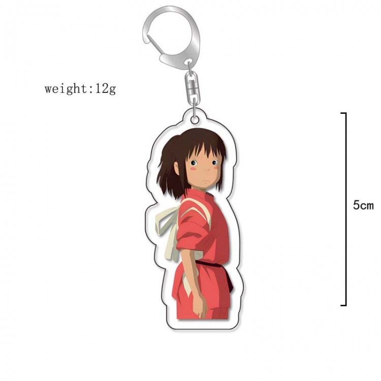 Spirited Away Anime Acrylic Keychain Charm price for 5 pcs 13265