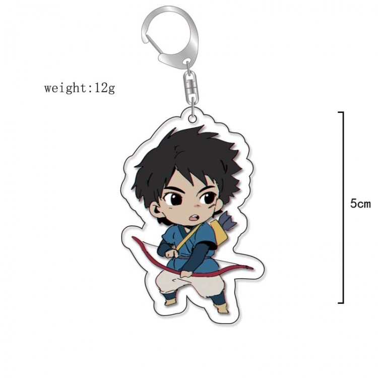 Princess Mononoke Anime Acrylic Keychain Charm price for 5 pcs 13285