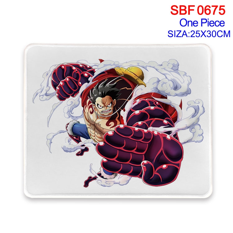 One Piece Anime peripheral edge lock mouse pad 25X30cm SBF-675