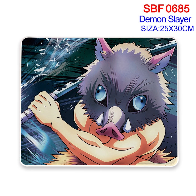 Demon Slayer Kimets Anime peripheral edge lock mouse pad 25X30cm SBF-685