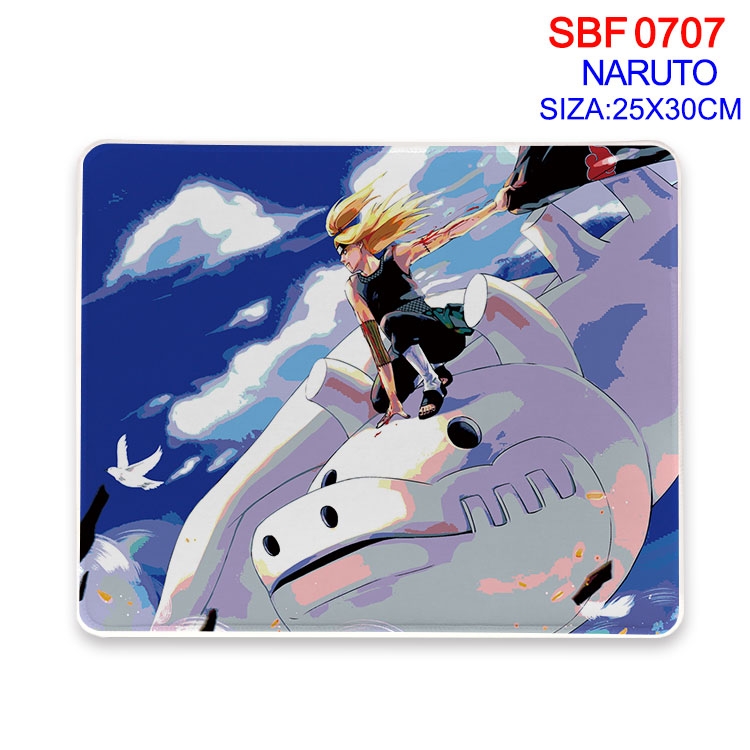 Naruto Anime peripheral edge lock mouse pad 25X30cm SBF-707