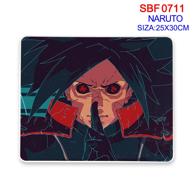 Naruto Anime peripheral edge lock mouse pad 25X30cm SBF-711