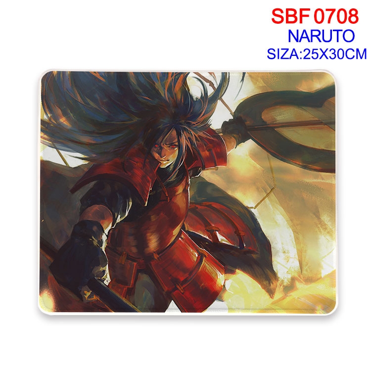 Naruto Anime peripheral edge lock mouse pad 25X30cm SBF-708