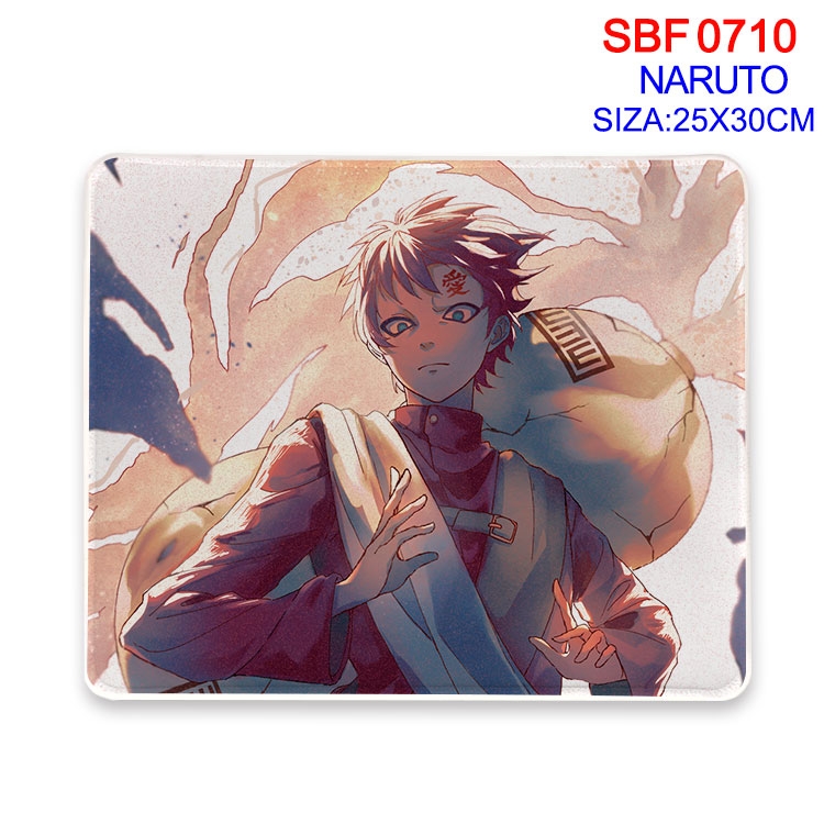 Naruto Anime peripheral edge lock mouse pad 25X30cm  SBF-710