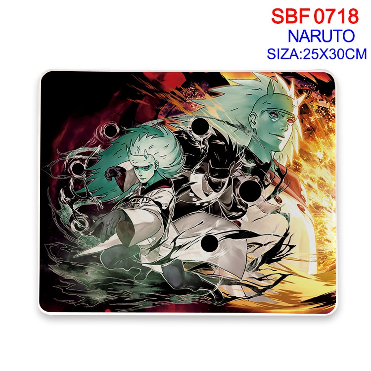 Naruto Anime peripheral edge lock mouse pad 25X30cm SBF-718