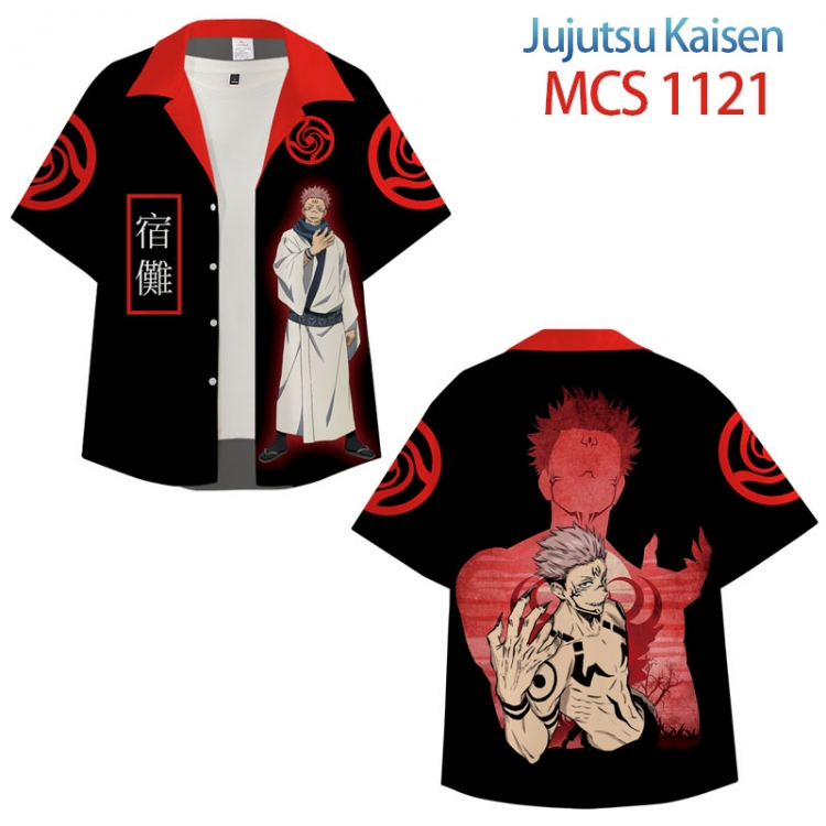 Jujutsu Kaisen Anime peripheral full color short-sleeved shirt from XS to 4XL  MCS-1121