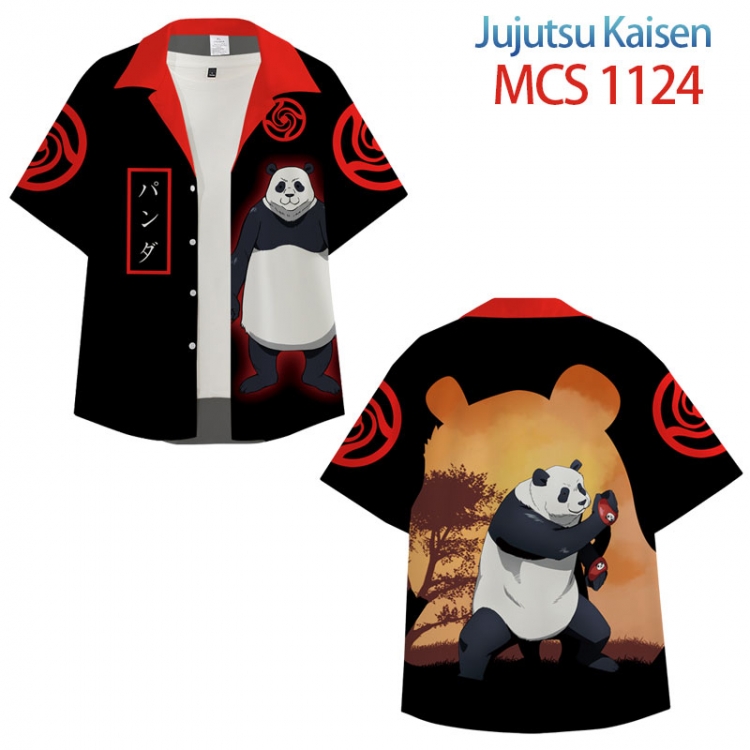 Jujutsu Kaisen Anime peripheral full color short-sleeved shirt from XS to 4XL  MCS-1124