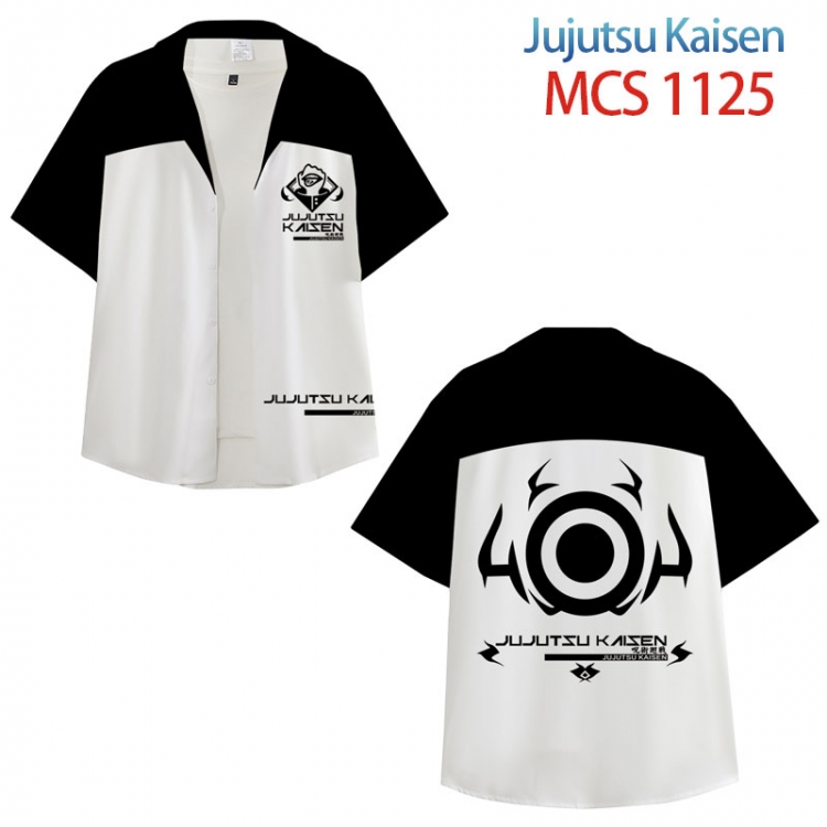 Jujutsu Kaisen Anime peripheral full color short-sleeved shirt from XS to 4XL  MCS-1125