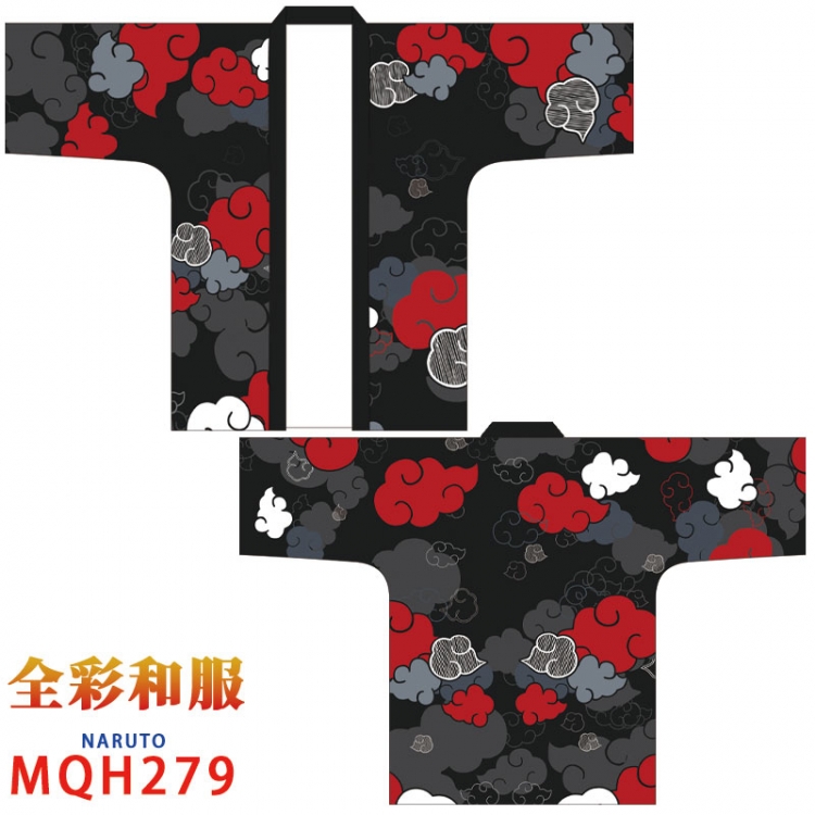 Naruto Anime peripheral full color kimono one size MQH 279