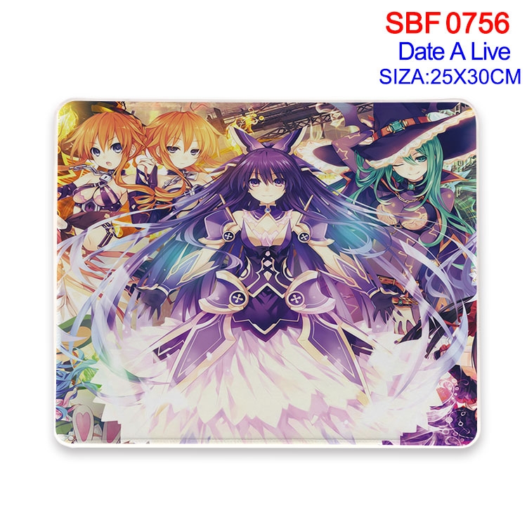 Date-A-Live Anime peripheral edge lock mouse pad 25X30cm  SBF-756