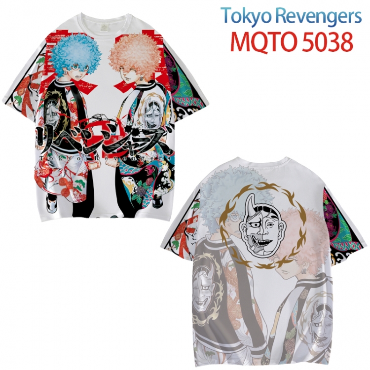 Tokyo Revengers Full color printed short sleeve T-shirt from XXS to 4XL MQTO 5038