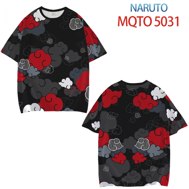 Naruto Full color printed short sleeve T-shirt from XXS to 4XL  MQTO 5031