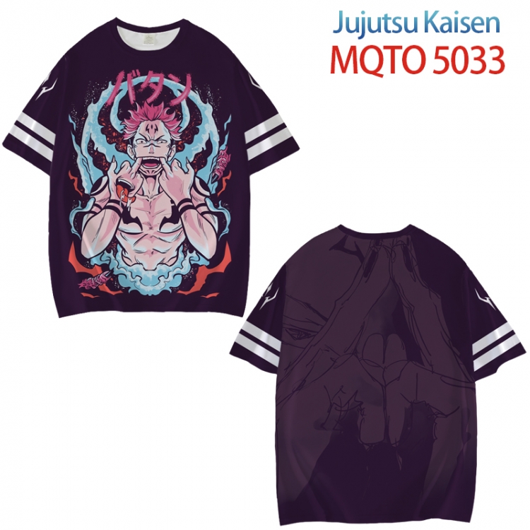 Jujutsu Kaisen Full color printed short sleeve T-shirt from XXS to 4XL  MQTO 5033