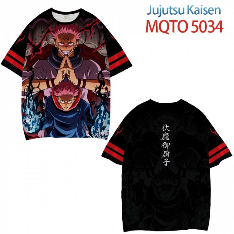 Jujutsu Kaisen Full color printed short sleeve T-shirt from XXS to 4XL  MQTO 5034