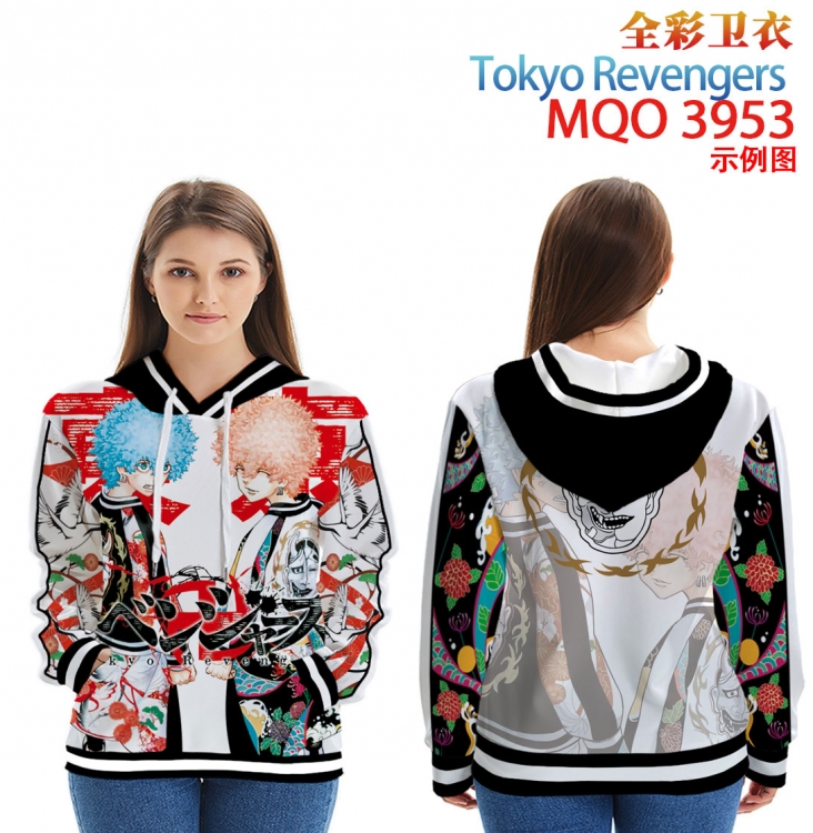 Tokyo Revengers Long Sleeve Hooded Full Color Patch Pocket Sweatshirt from XXS to 4XL  MQO 3953