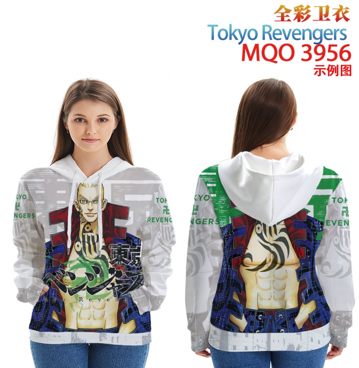 Tokyo Revengers Long Sleeve Hooded Full Color Patch Pocket Sweatshirt from XXS to 4XL MQO 3956