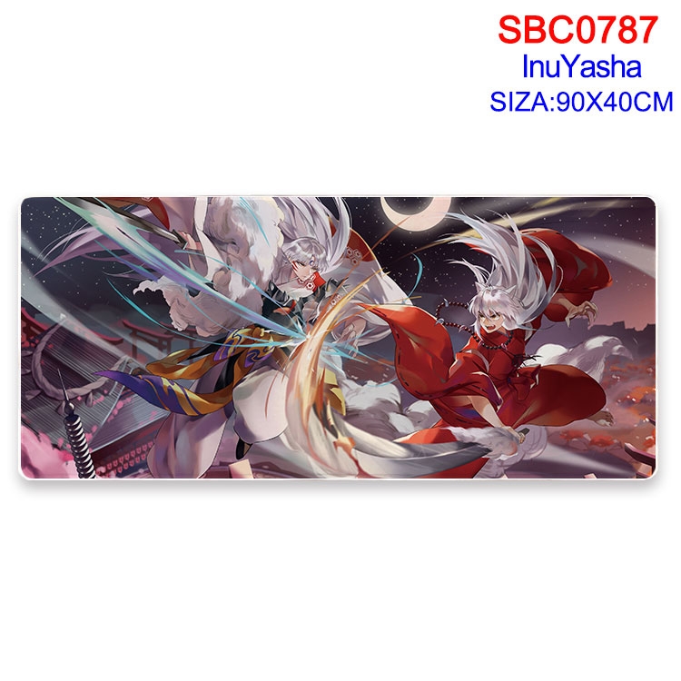 Inuyasha Anime peripheral edge lock mouse pad 40X90CM SBC-787