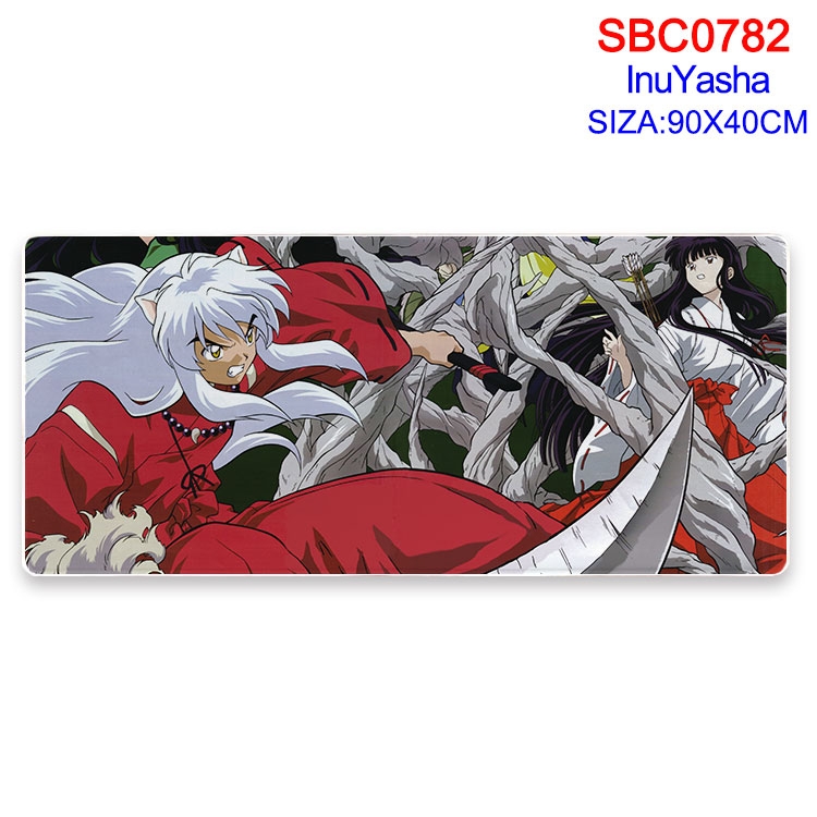 Inuyasha Anime peripheral edge lock mouse pad 40X90CM SBC-782