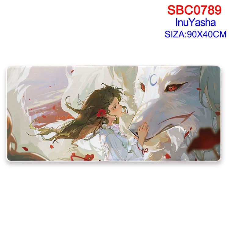 Inuyasha Anime peripheral edge lock mouse pad 40X90CM  SBC-789