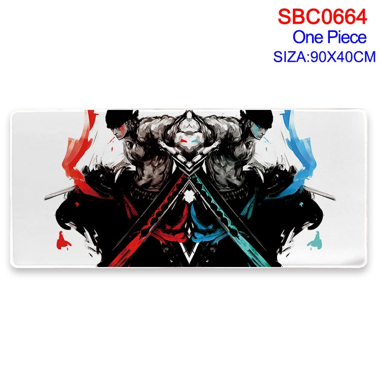 One Piece Anime peripheral edge lock mouse pad 40X90CM SBC-664