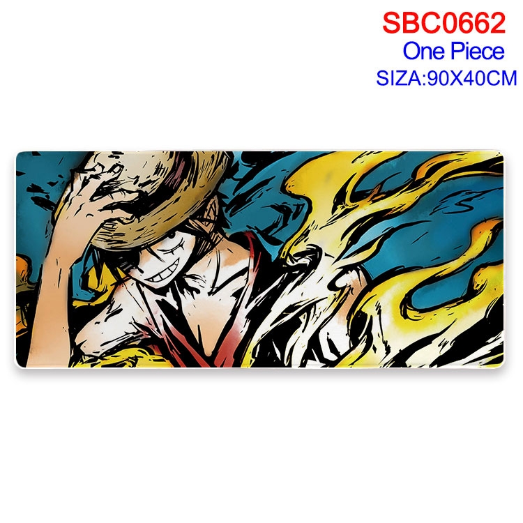 One Piece Anime peripheral edge lock mouse pad 40X90CM SBC-662