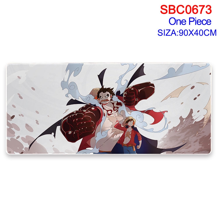 One Piece Anime peripheral edge lock mouse pad 40X90CM SBC-673