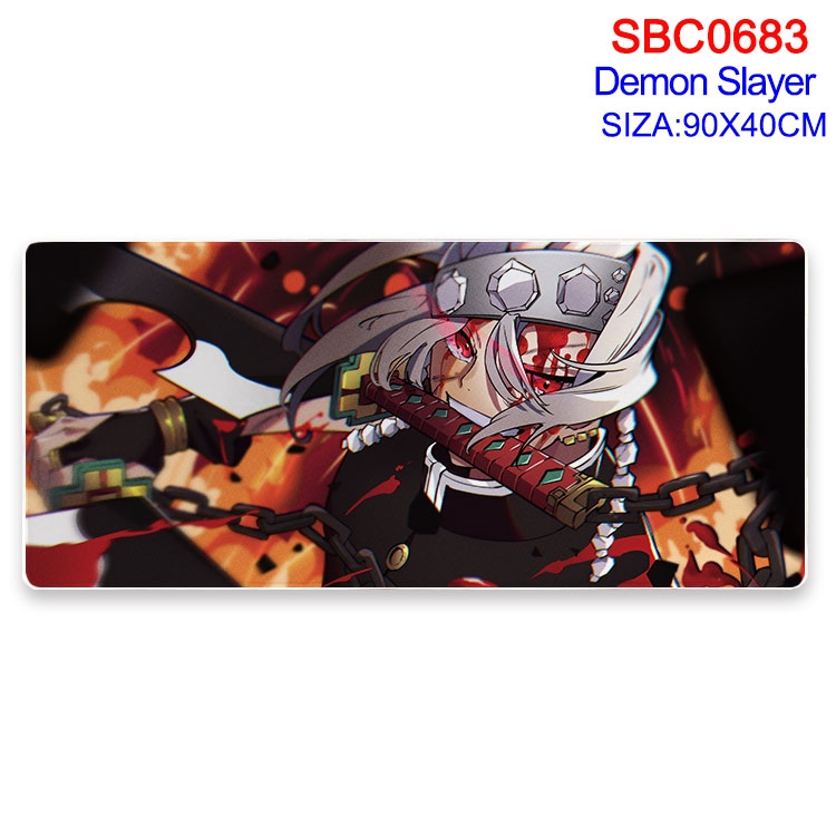 Demon Slayer Kimets Anime peripheral edge lock mouse pad 40X90CM SBC-683