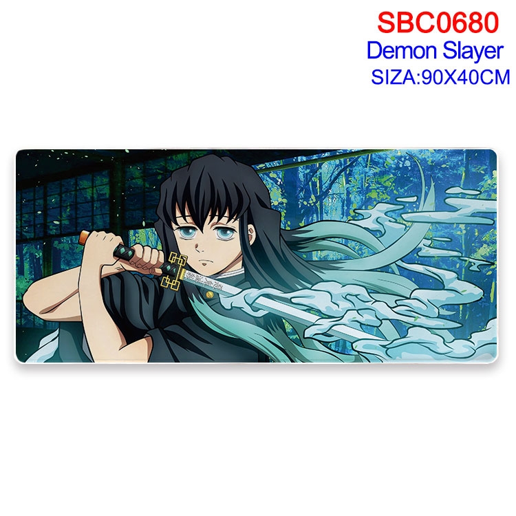 Demon Slayer Kimets Anime peripheral edge lock mouse pad 40X90CM SBC-680