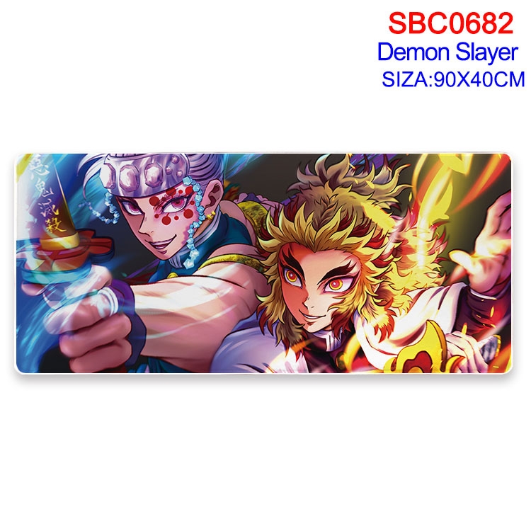 Demon Slayer Kimets Anime peripheral edge lock mouse pad 40X90CM SBC-682