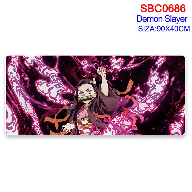 Demon Slayer Kimets Anime peripheral edge lock mouse pad 40X90CM SBC-686