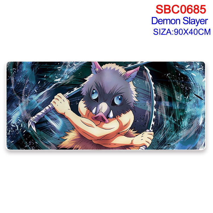 Demon Slayer Kimets Anime peripheral edge lock mouse pad 40X90CM SBC-685