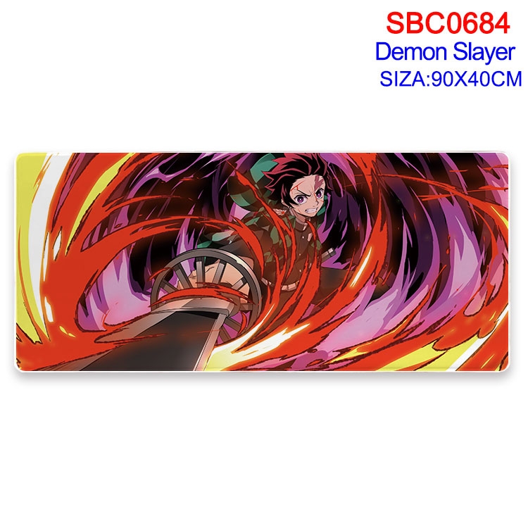 Demon Slayer Kimets Anime peripheral edge lock mouse pad 40X90CM SBC-684