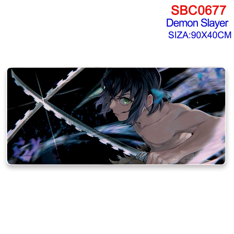 Demon Slayer Kimets Anime peripheral edge lock mouse pad 40X90CM SBC-677