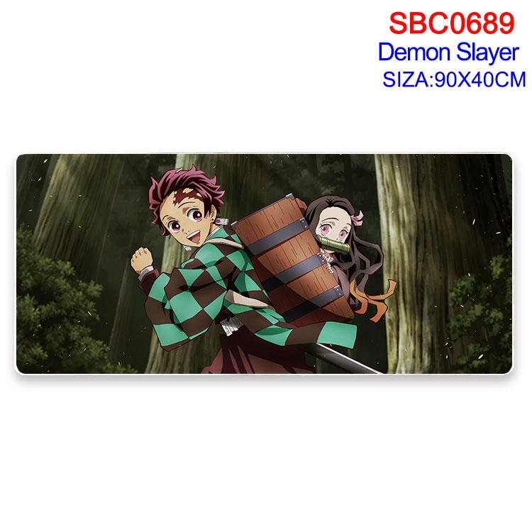 Demon Slayer Kimets Anime peripheral edge lock mouse pad 40X90CM SBC-689