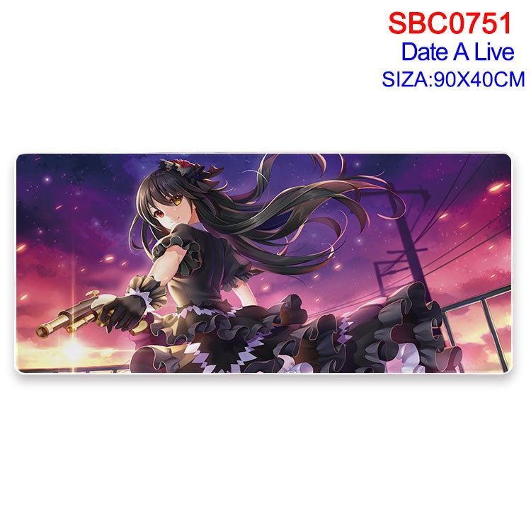 Date-A-Live Anime peripheral edge lock mouse pad 40X90CM SBC-751