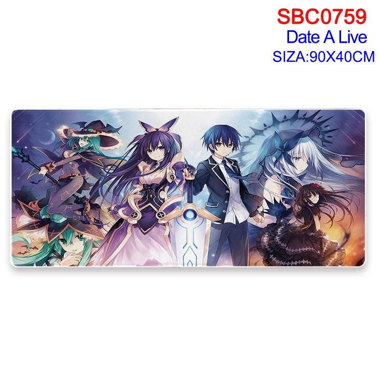Date-A-Live Anime peripheral edge lock mouse pad 40X90CM SBC-759