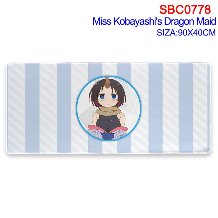 Miss Kobayashis Dragon Maid Anime peripheral edge lock mouse pad 40X90CM SBC-778