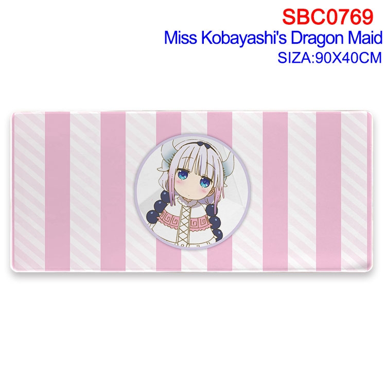 Miss Kobayashis Dragon Maid Anime peripheral edge lock mouse pad 40X90CM SBC-769
