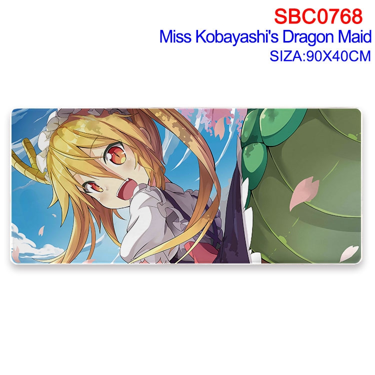 Miss Kobayashis Dragon Maid Anime peripheral edge lock mouse pad 40X90CM SBC-768