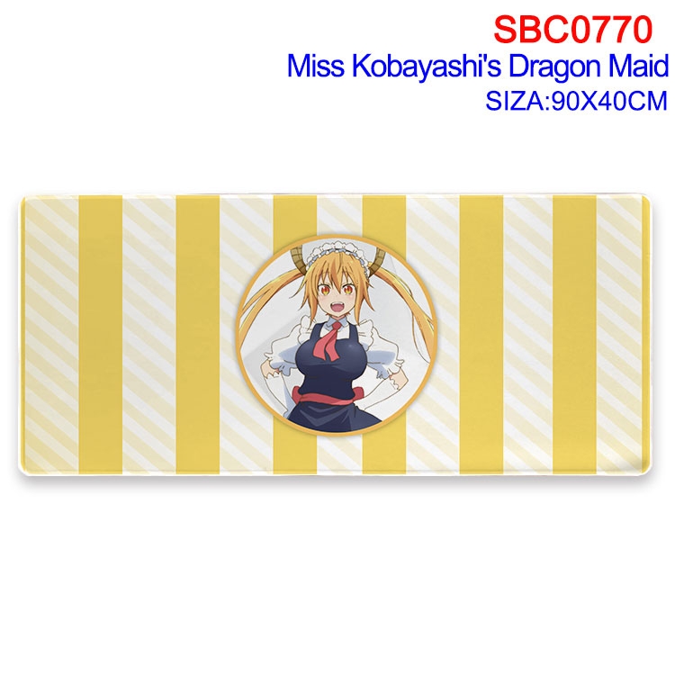 Miss Kobayashis Dragon Maid Anime peripheral edge lock mouse pad 40X90CM SBC-770