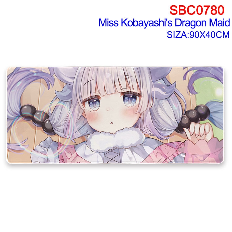 Miss Kobayashis Dragon Maid Anime peripheral edge lock mouse pad 40X90CM  SBC-780